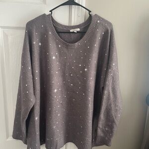 Maurices Starry Gray Sweater